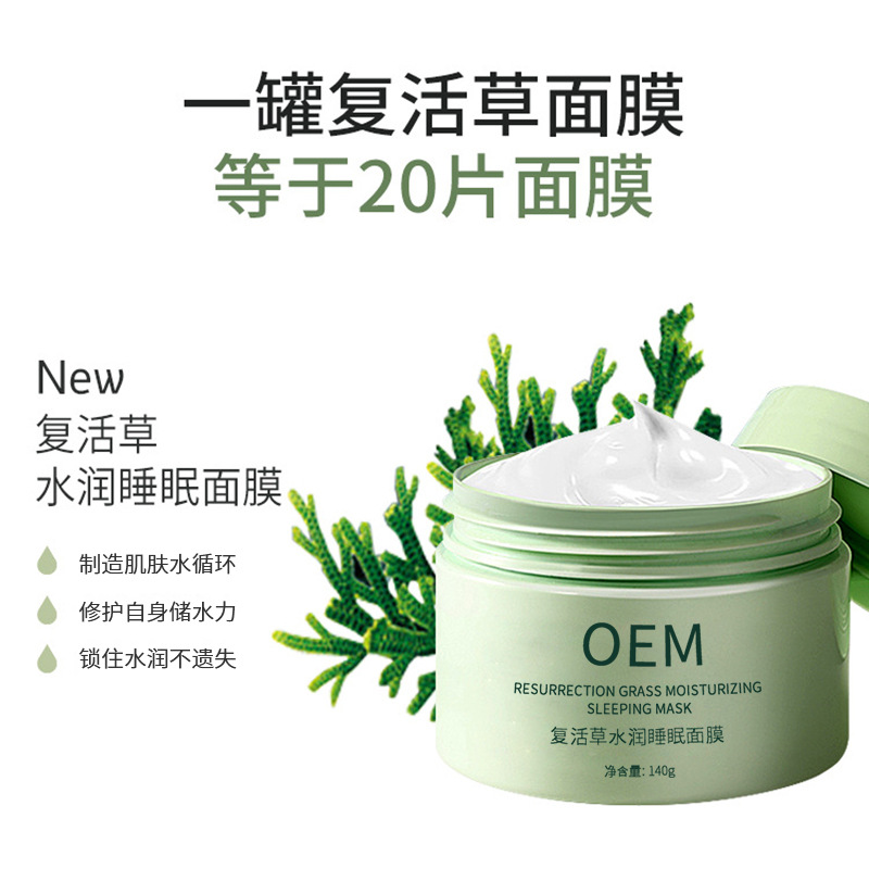 暨燃_复活草睡眠面膜OEM